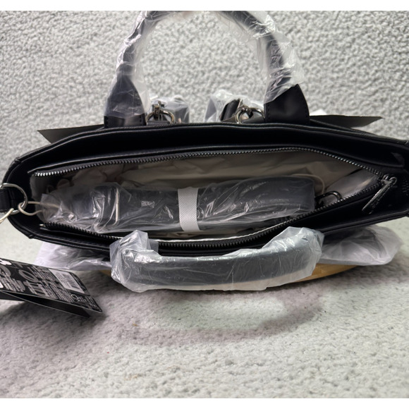 Disney Loungefly Womens 12X11X4 Black Mickey Ears Tote Purse NWT - Picture 9 of 16